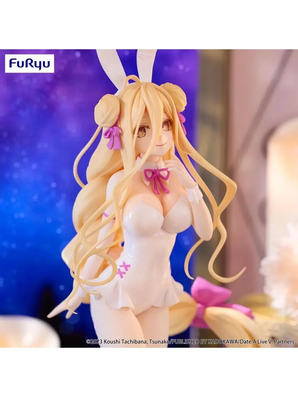 FuRyu Mukai Kyouno Date A Live V BiCute Bunnies Figure White Real Fabric Tights